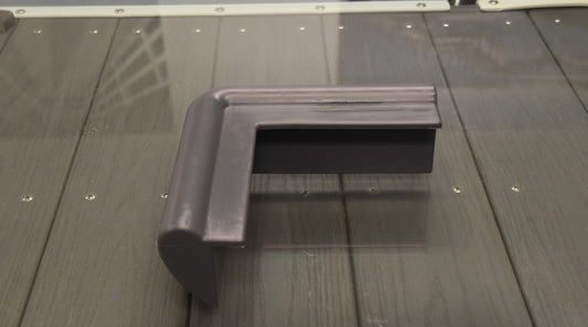 Gray Corner Bumper for Dock