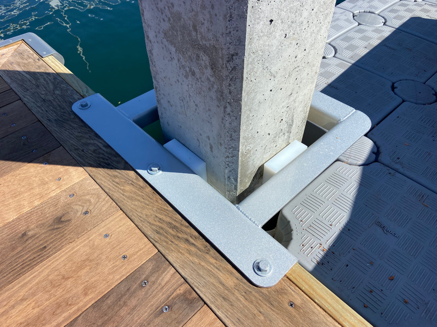 Premium Outboard Pile Guide - Complete With Rub Blocks – Swift Slip Docks